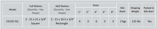 Cone Art 2322D SQ Furniture Kit