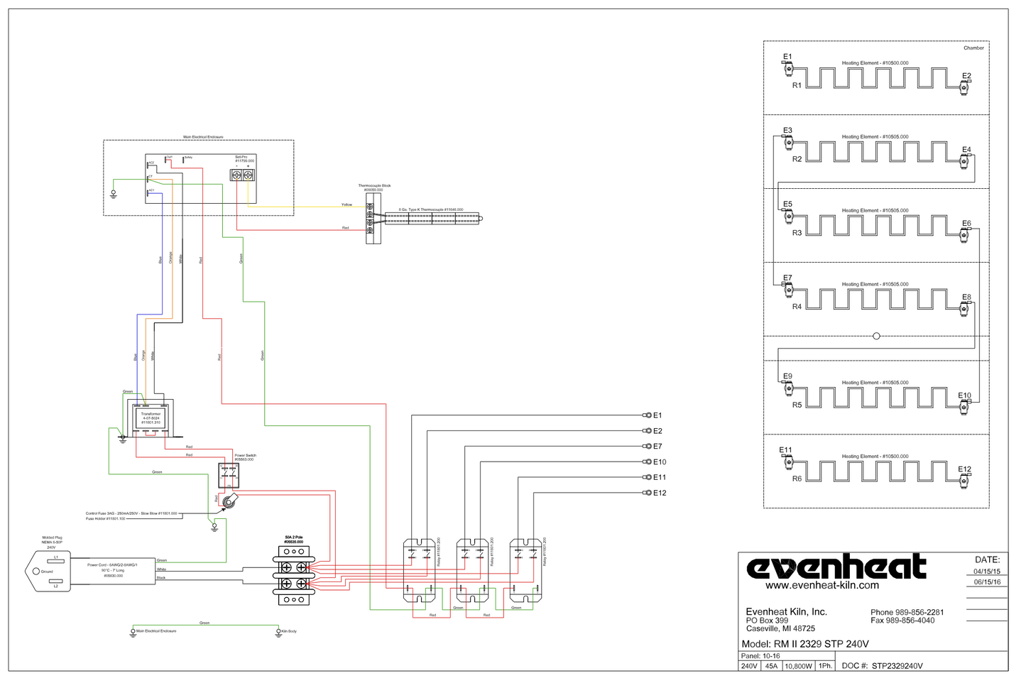 Evenheat RM2 2329 Elements - Full Set