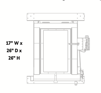 EFL 1626 Front Loading Kiln