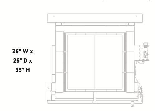 EFL 2635 Front Loading Kiln