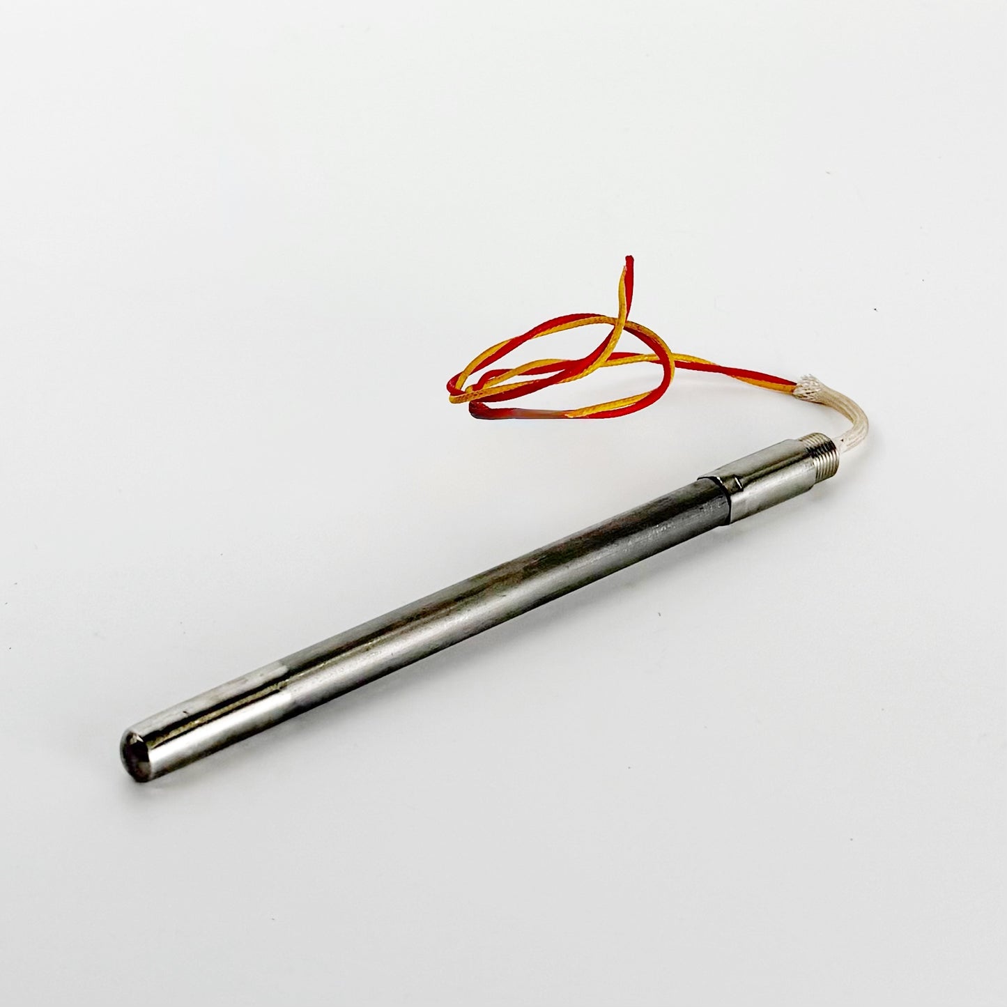 Olympic Factory Type-K Thermocouple 6” (8 gauge) is used in most polygon kilns with 2.5”-3” brick. Does not come with thermocouple block.