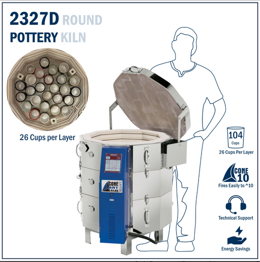 Cone Art 2327D Round Kiln