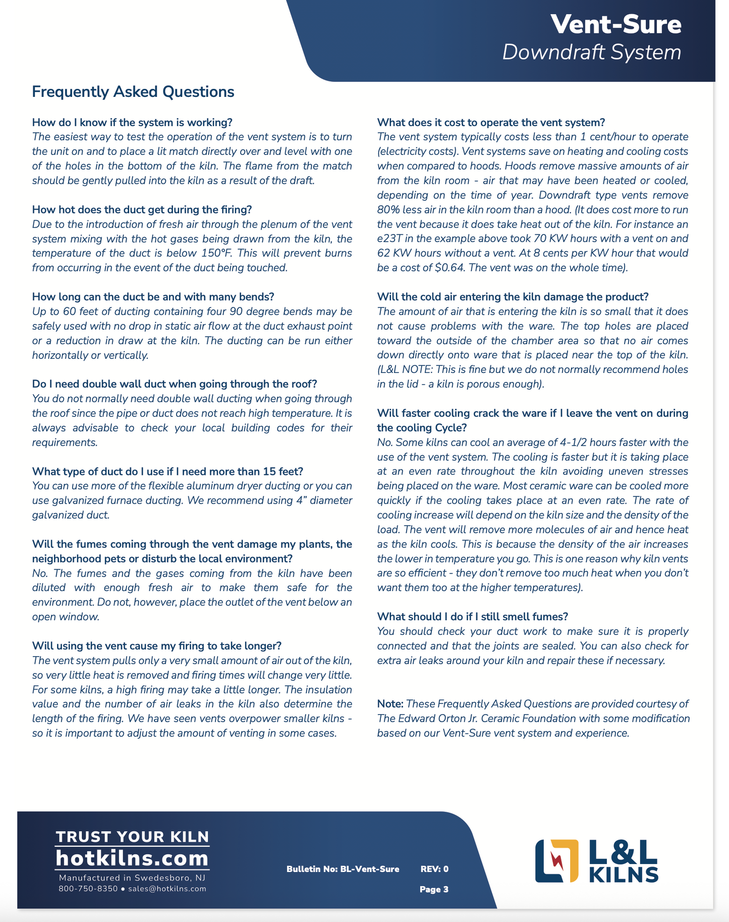 L&L Vent-Sure System