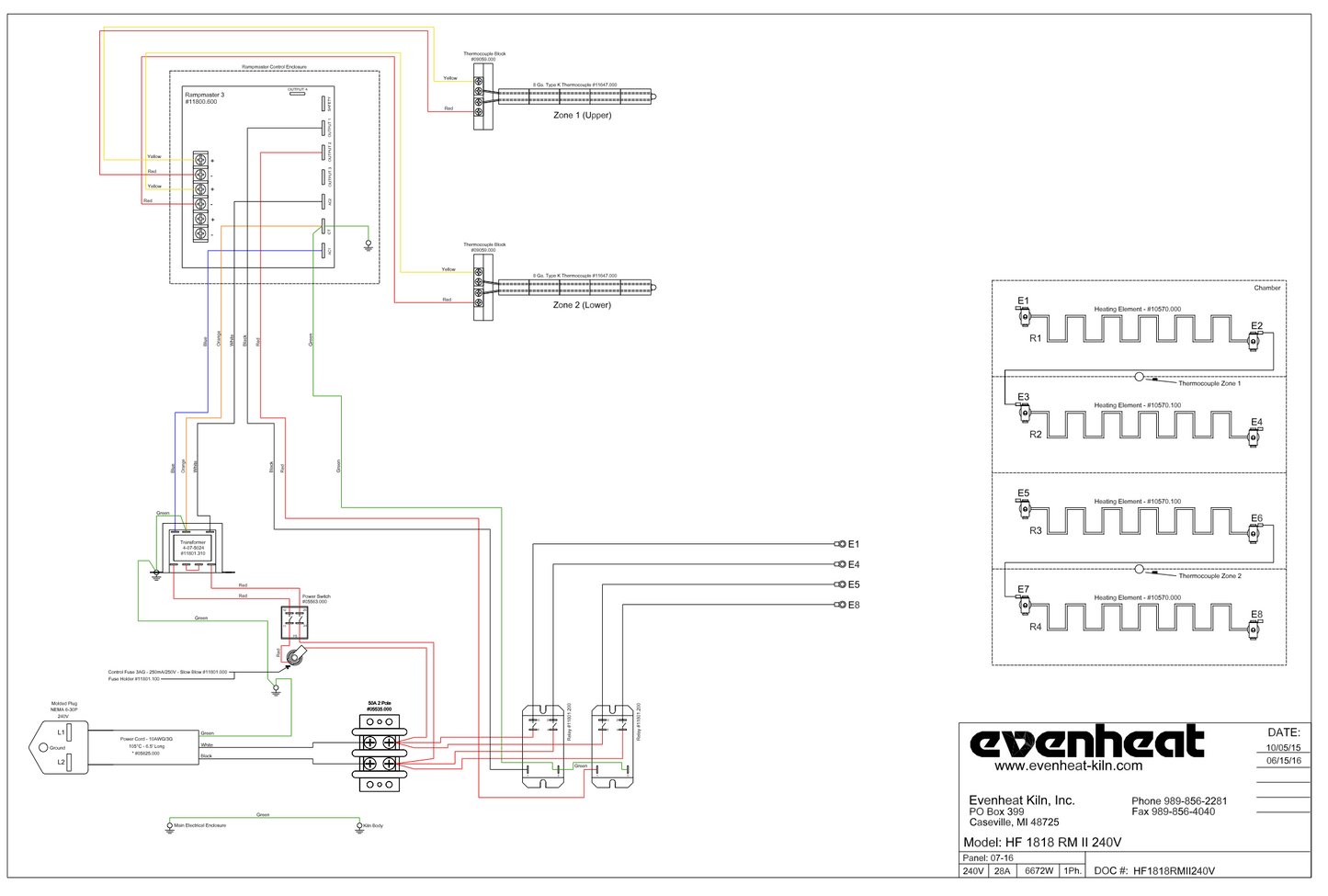Evenheat HF 1818 Elements - Full Set