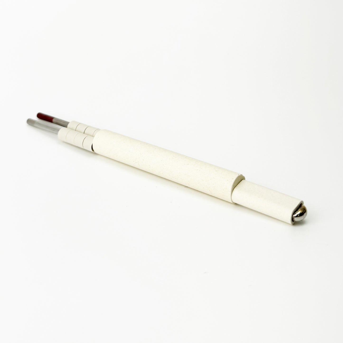 Type-K Thermocouple 12" (8 gauge) is used in Gas kilns - specifically Bailey Prop Series Gas kilns. Does not come with thermocouple block. 