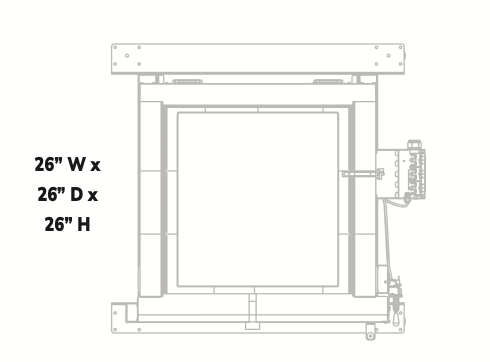 EFL 2626 Front Loading Kiln