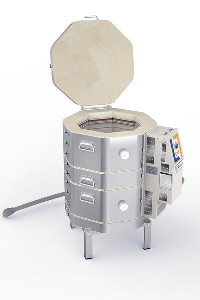 The Easy-Fire series is the L&L flagship kiln. Perfect for classrooms and potters, this kiln is full of features making it one of the easiest to install, use, and maintain.