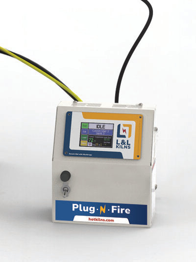 Whether you're experimenting with a new glaze or purchasing your first kiln, the L&L Plug-n-Fire kiln offers the renowned durability and features of an L&L in a versatile, compact design at an entry-level price. 