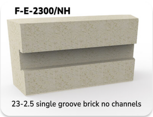 L&L 10 Sided No Element Holder Side Brick - 2.5"
