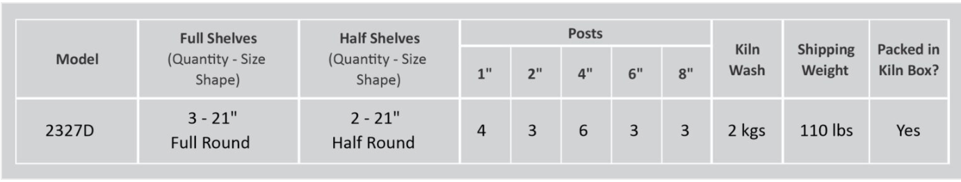 Cone Art 2327D Round Kiln