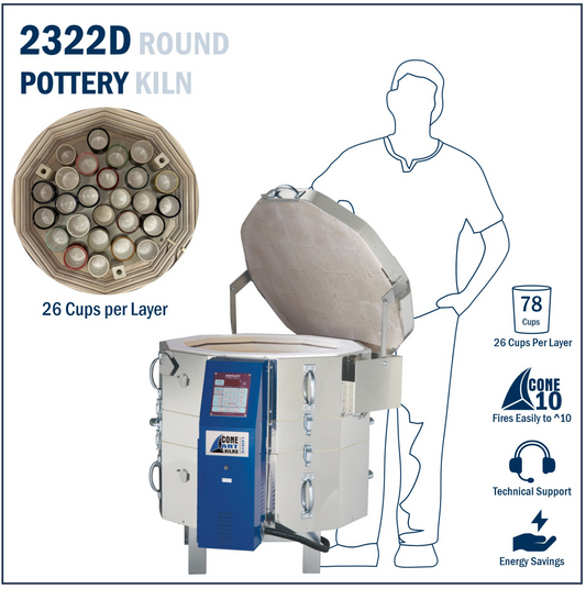 Cone Art 2322D Round Kiln