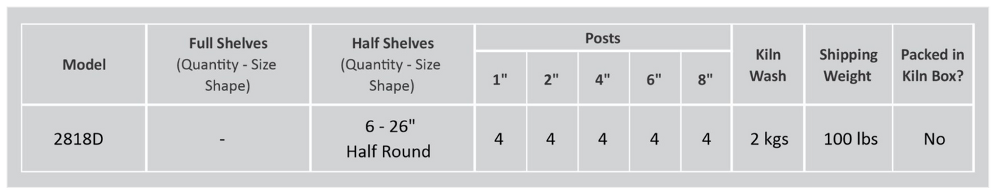 Cone Art 2818D Round Kiln