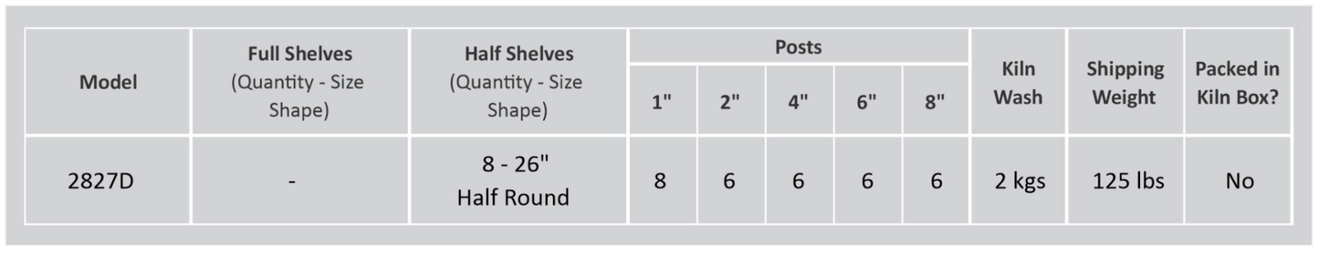 Cone Art 2827D Round Kiln