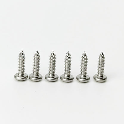 Standard sheet metal screws used on control box and exterior hardware on Skutt kilns.