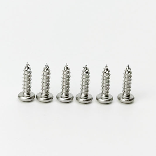 Standard sheet metal screws used on control box and exterior hardware on Skutt kilns.