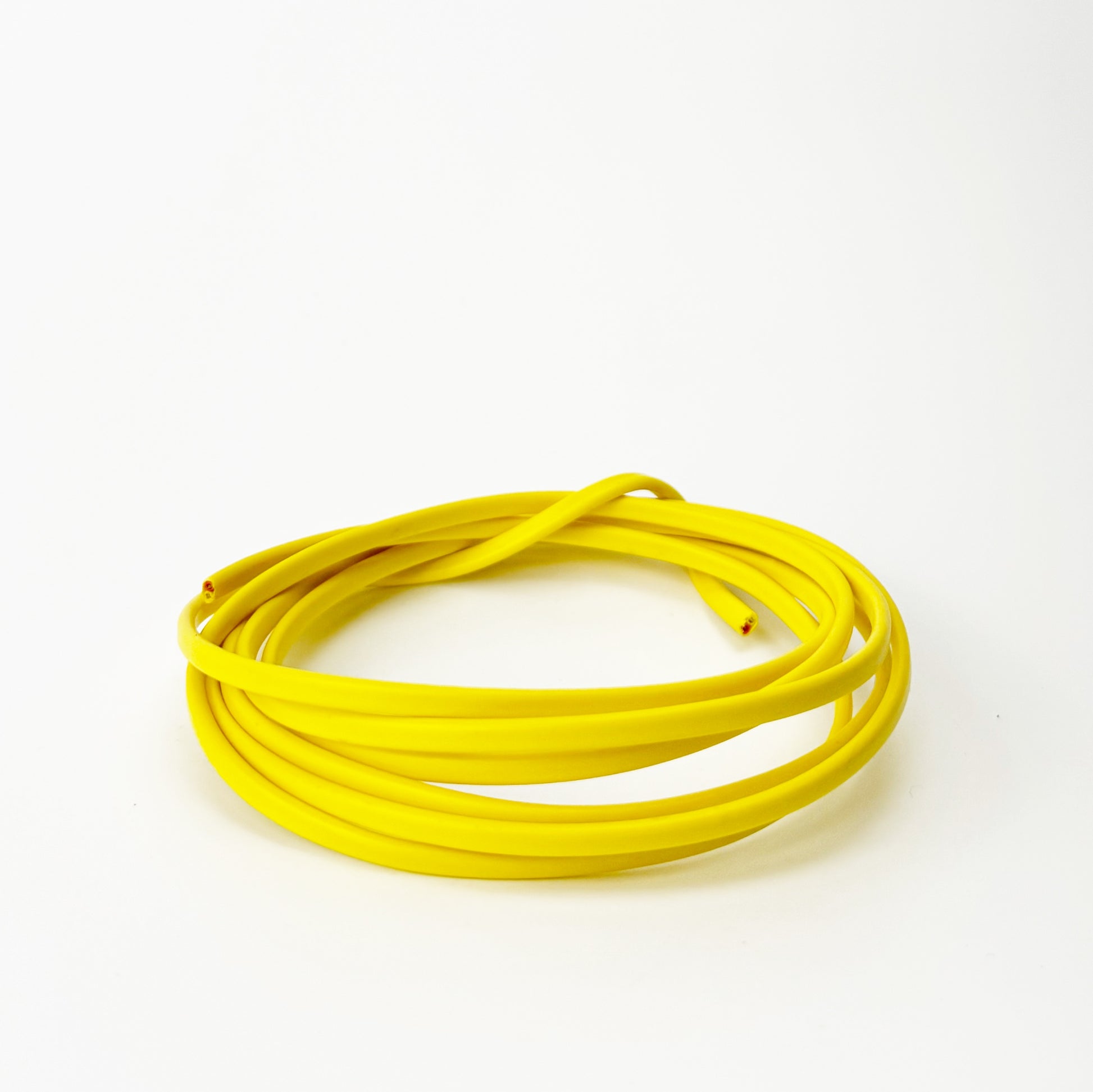 Thermocouple wire used to connect Yellow (+) and Red (-) ends of the wire to the a Type-K Thermocouple with a mounting block. Thermocouple wire is a special pair of dissimilar metal wires that connect a thermocouple sensor to the kiln controller, carrying the tiny voltage signal generated by the temperature difference without adding significant resistance or interference, and often rated to withstand the high temperatures inside the kiln.