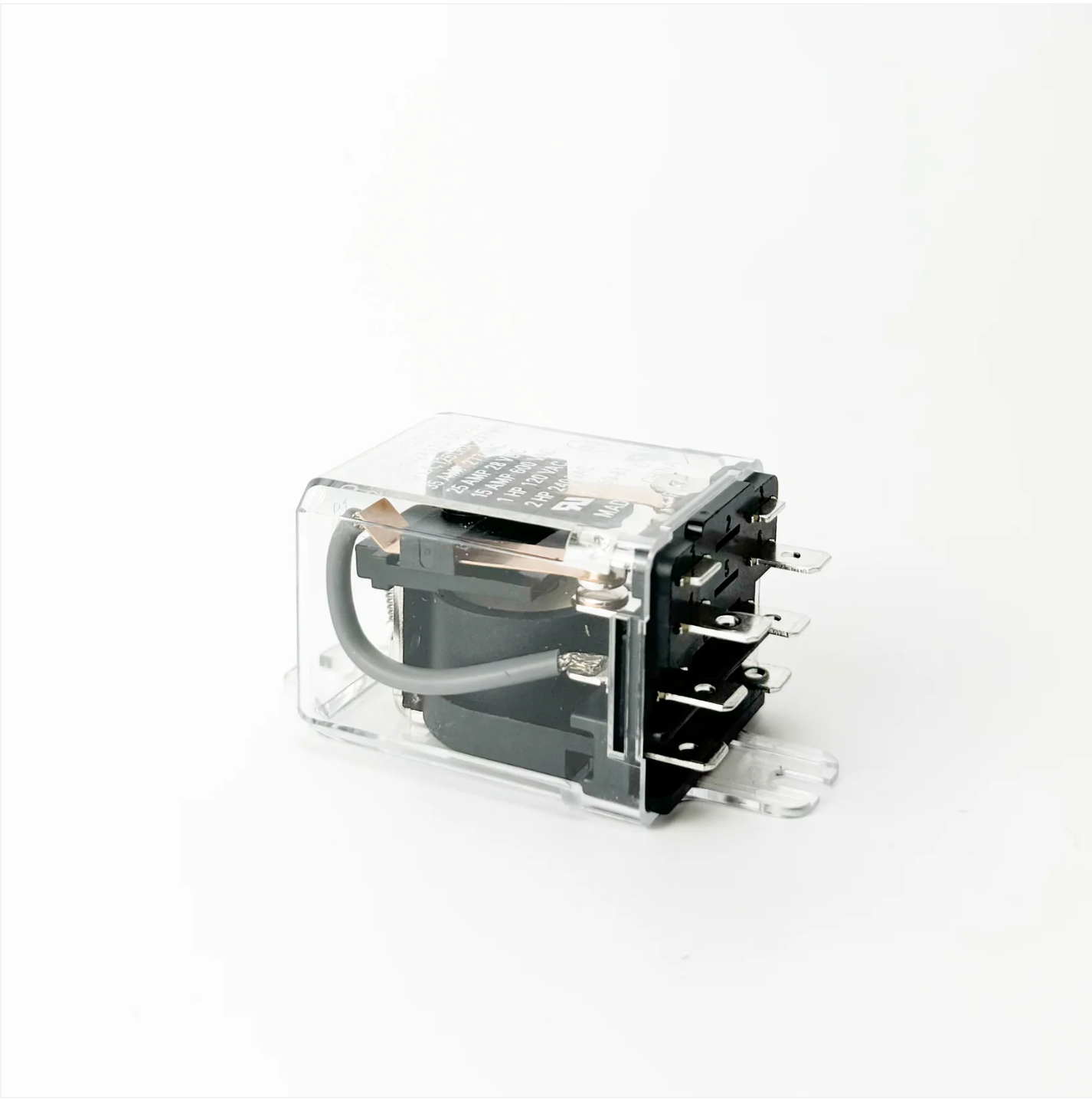 12V coil, 25amp Deltrol relays work in both 240V and 208V digital kilns