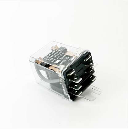 12V coil, 25amp Deltrol relays work in both 240V and 208V digital kilns