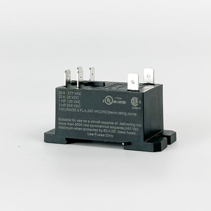 Power relays are typically found in most digitally controlled kilns and are used to control the flow of electricity to the heating elements. A 12V relay in an electric kiln uses a low-voltage control signal to safely switch the kiln’s high-voltage heating elements on and off. Better: Original equipment for many leading kiln manufacturers. 